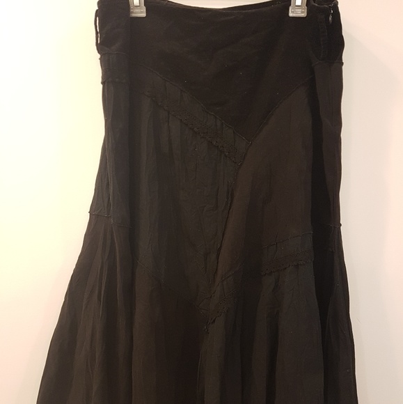 Linea Domani Black Boho skirt - Picture 3 of 7